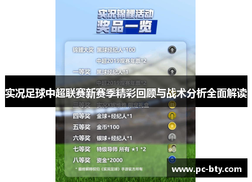 实况足球中超联赛新赛季精彩回顾与战术分析全面解读