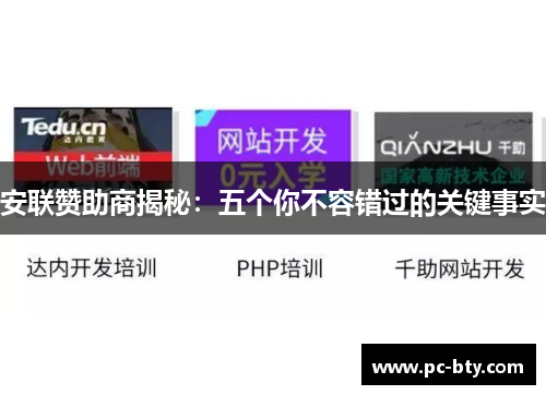 安联赞助商揭秘：五个你不容错过的关键事实